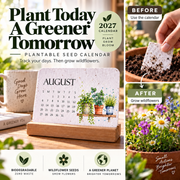 🌱Eco-Friendly Plantable “Timeless” Seed Calendar 2027 image 1